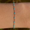 Bleu/Argenté