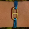 Bleu/Doré