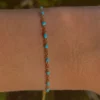 Bleu/Doré