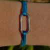 Bleu/Argenté