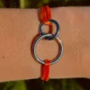 Orange/Argenté