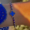 Bleu roi/Doré